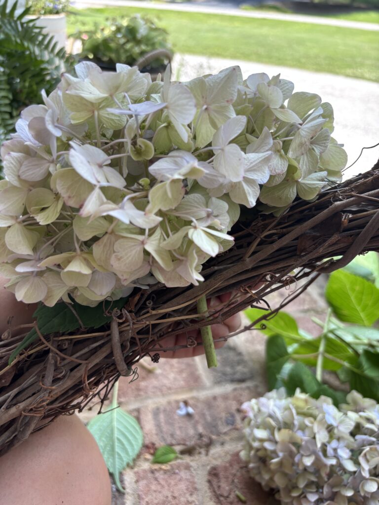 fresh flower wreath