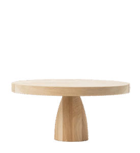 wooden cake stand
