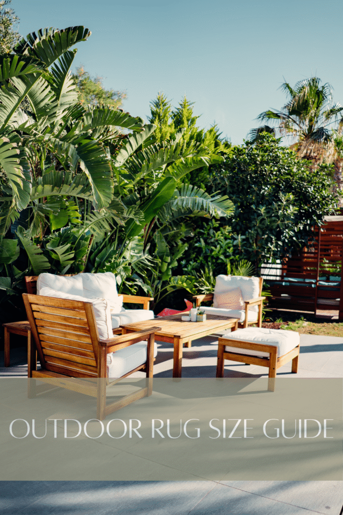 outdoor rug size guide