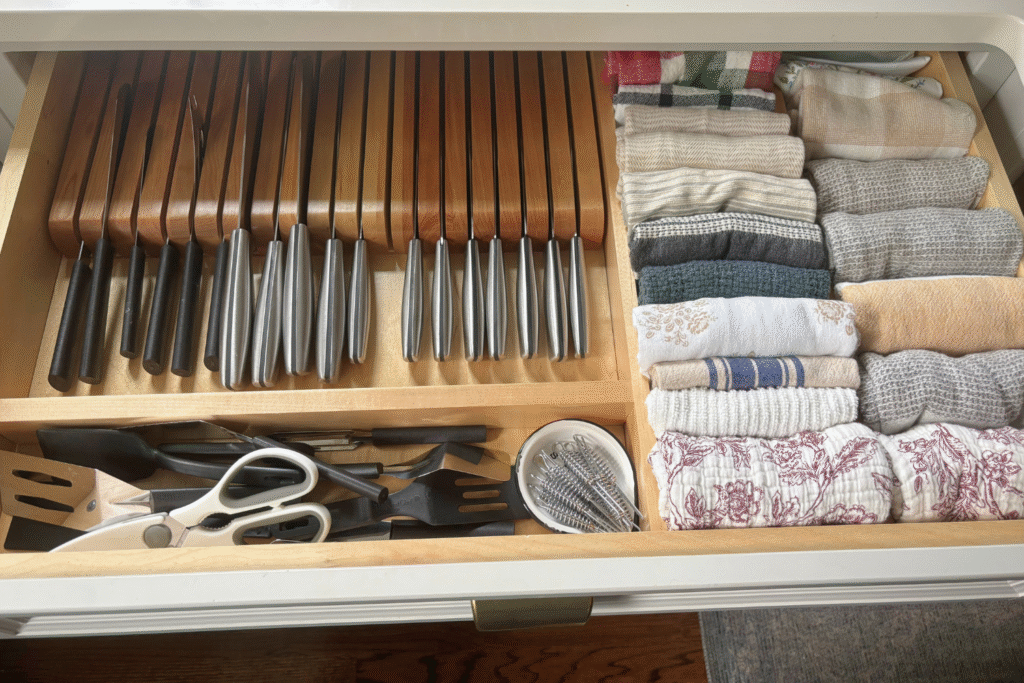 kitchen knife drawer organizer